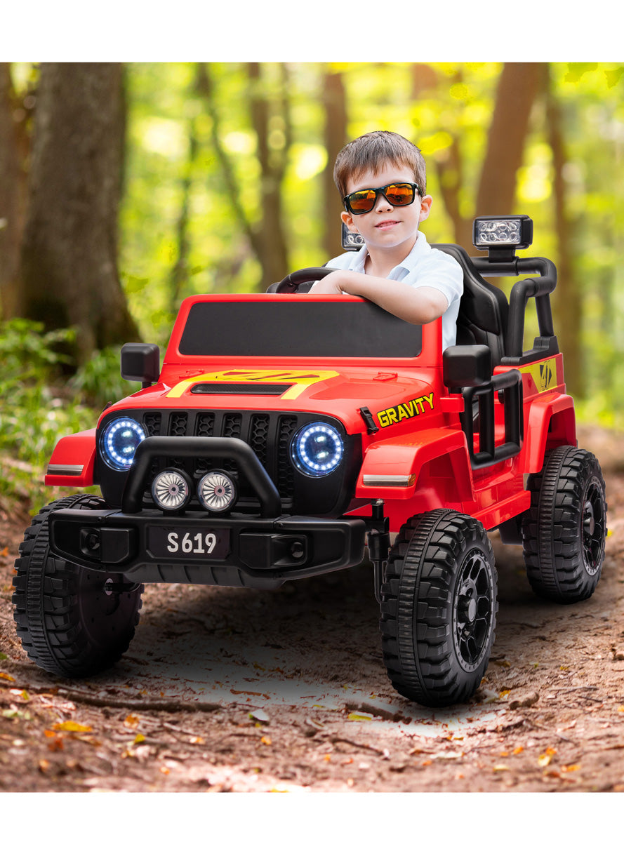 Kids Electric Ride On Car Kahuna S619 Gravity Red - Lifestyle Image