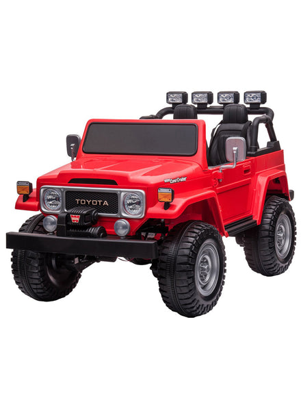 Kids Electric Ride On Car Kahuna Toyota FJ40 Cruiser Red - Main Image