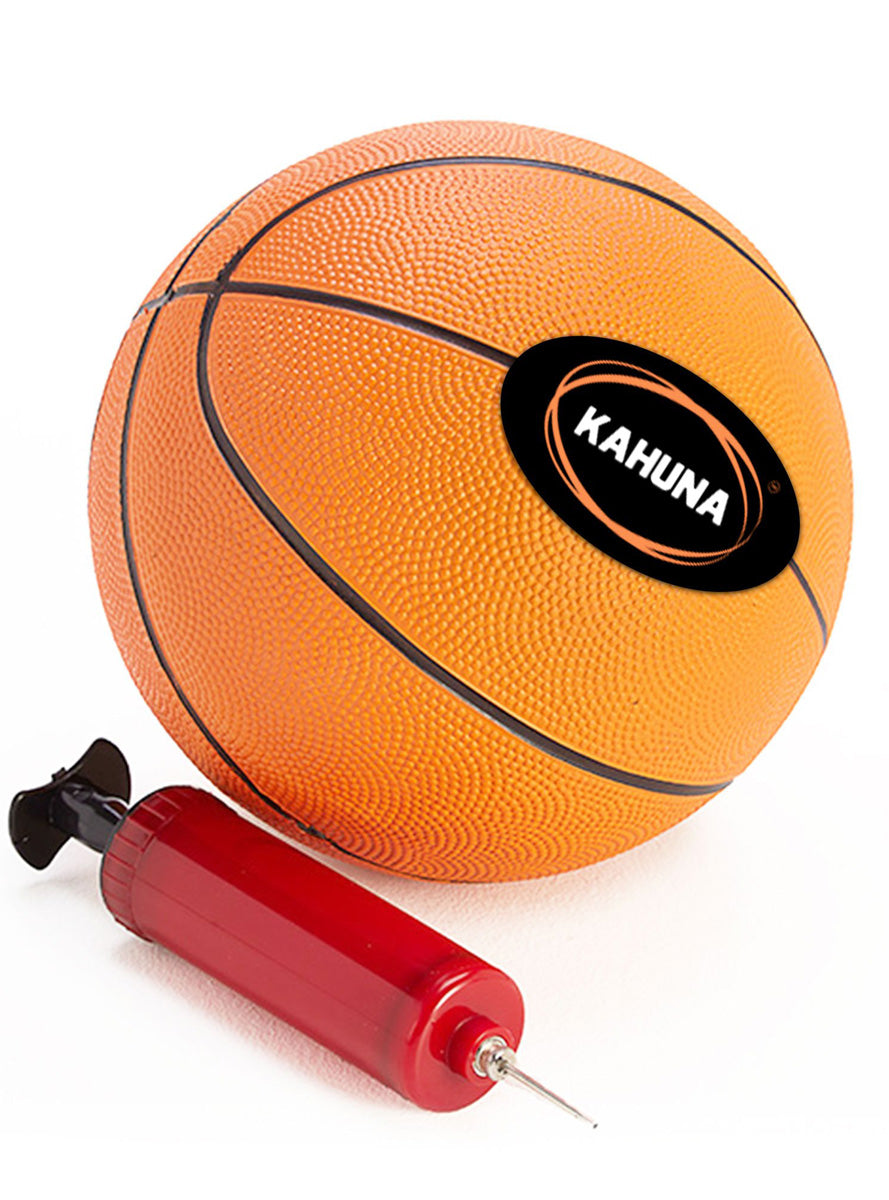Kahuna trampoline basketball hoop and ball set with pump - ball image
