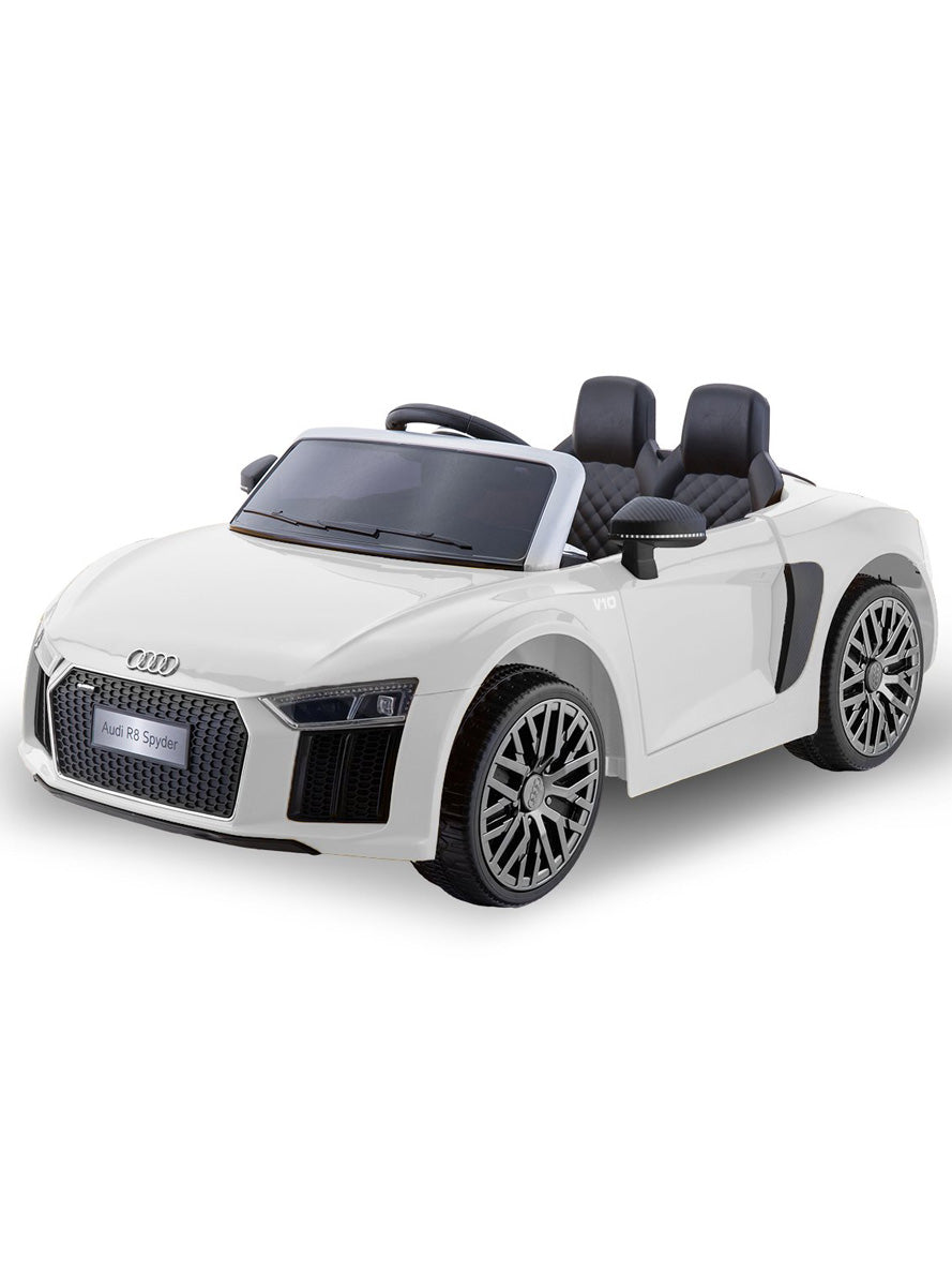 Kids Electric Ride On Car Kahuna Audi R8 Spyder White - Main Image