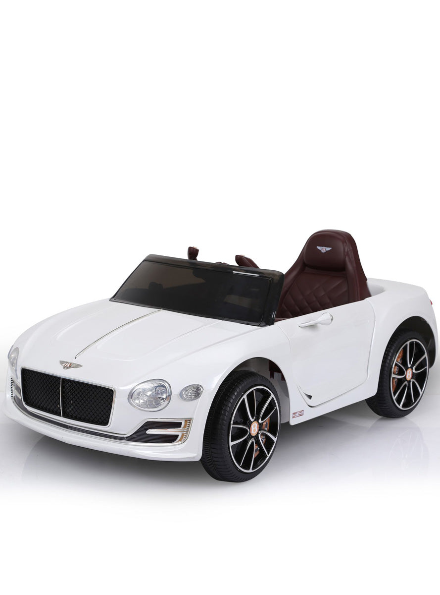 Kids Electric Ride On Car Kahuna Bentley EXP 12 Licensed Speed White - Main Image
