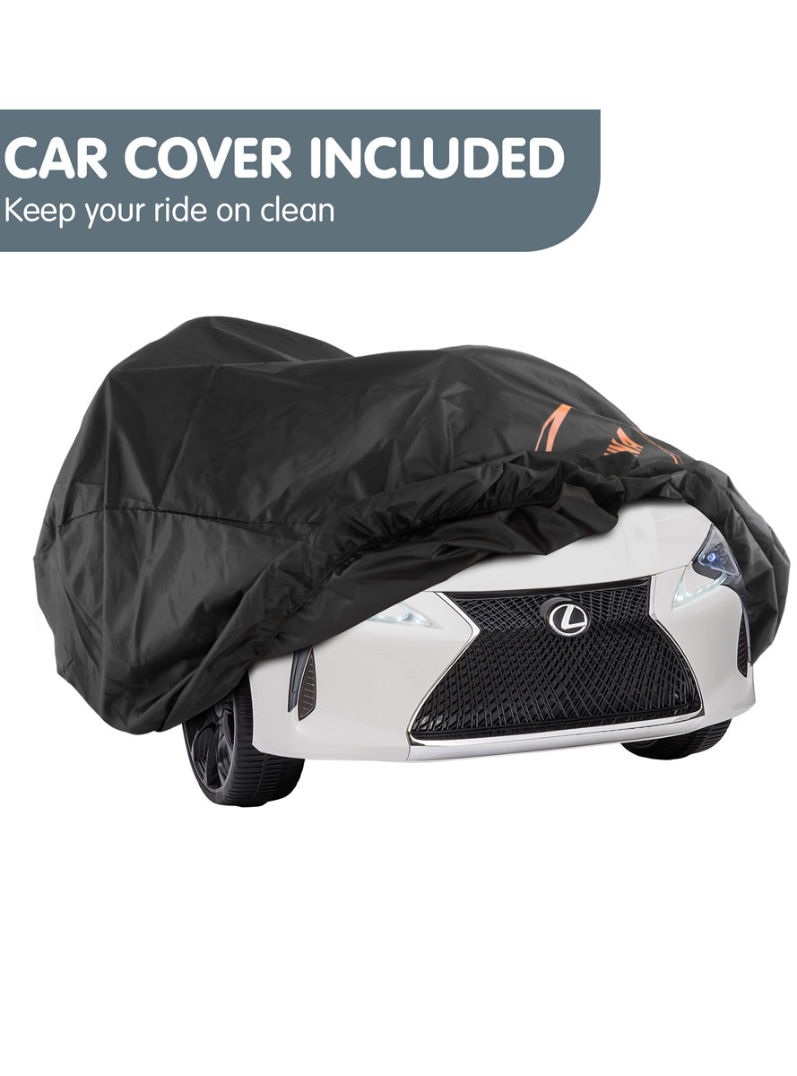 Kids Electric Ride On Car Kahuna Lexus LC 500 Licensed White - Info Image 7