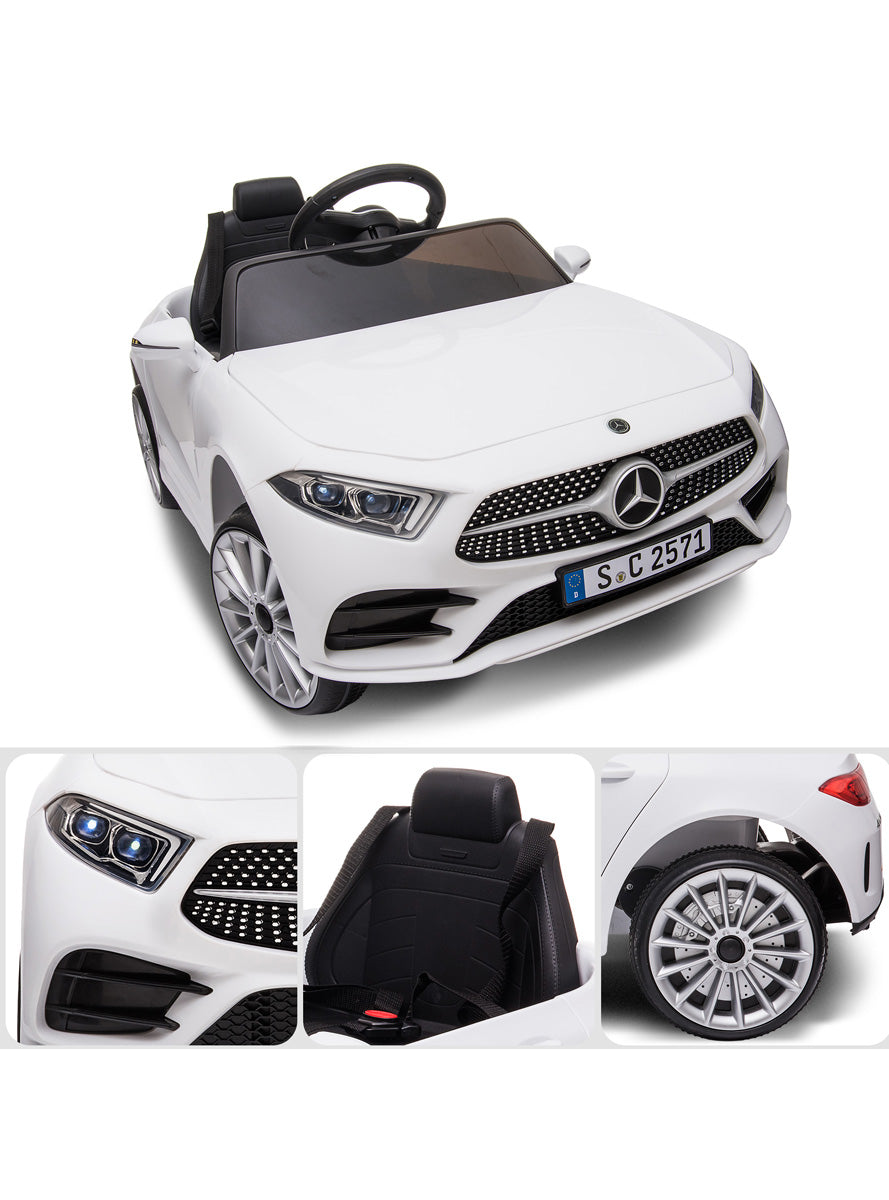 Kids Remote Controlled Ride On Car Kahuna Mercedes Benz CLS 350 White - Info Image 4