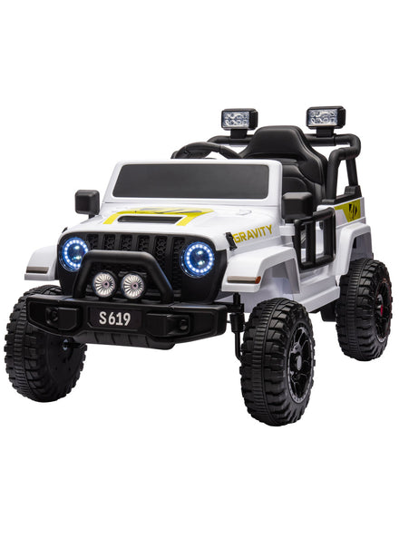 Kids Electric Ride On Car Kahuna S619 Gravity White - Main Image