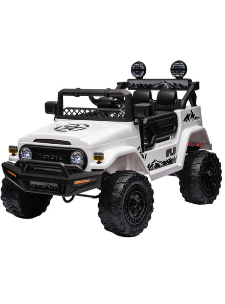 Kids Electric Ride On Car Kahuna Toyota FJ Cruiser White - Main Image