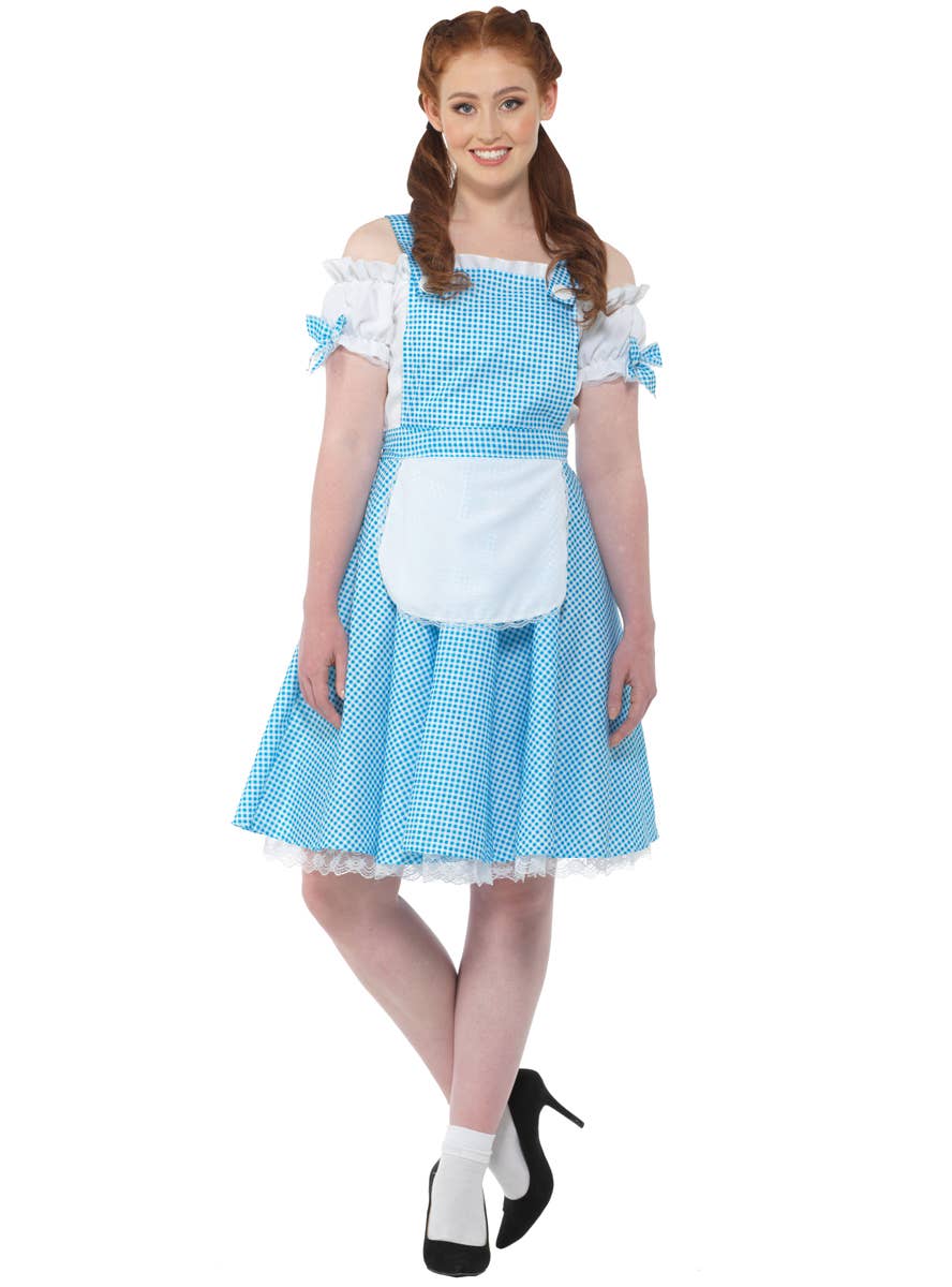 Womens Plus Size Dorothy Wizard of Oz Book Week Costume Dress — free download