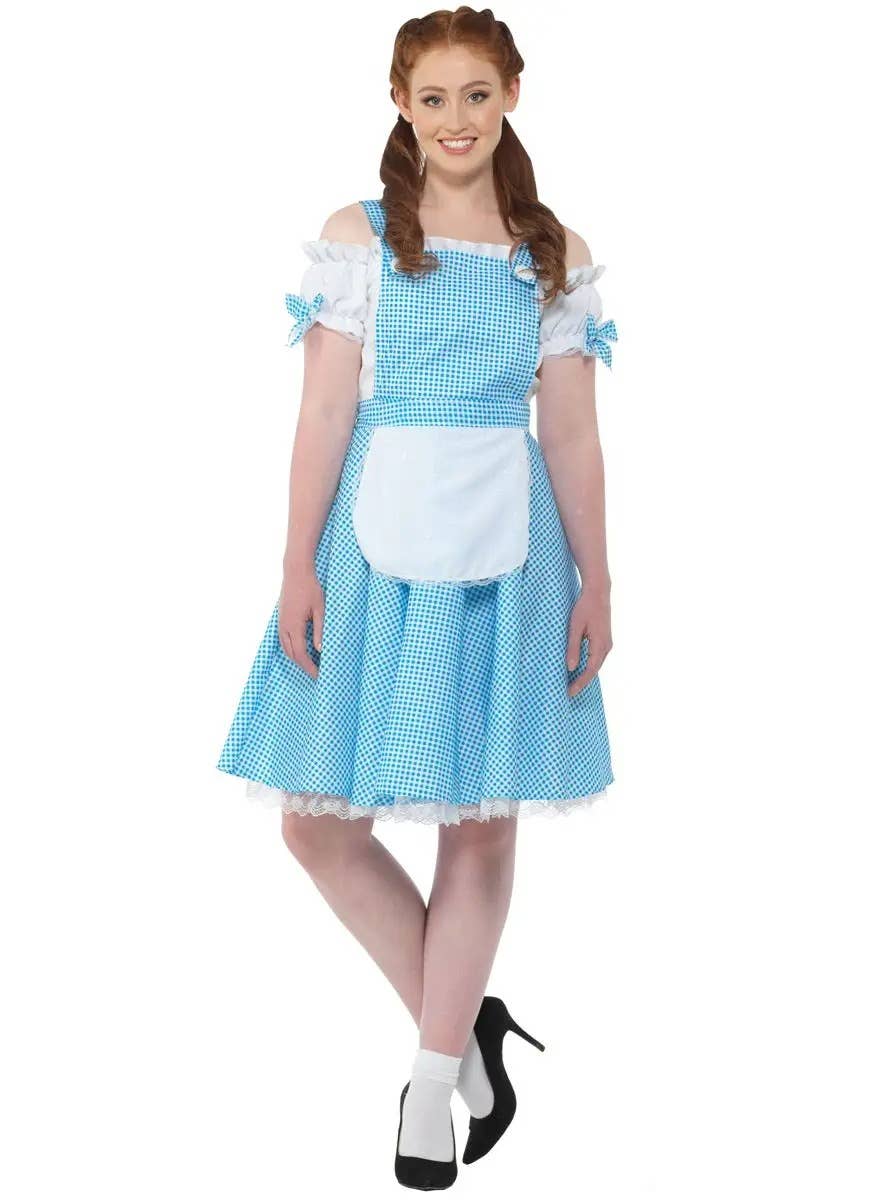 Image of Darling Dorothy Women's Plus Size Wizard of Oz Costume - Front View
