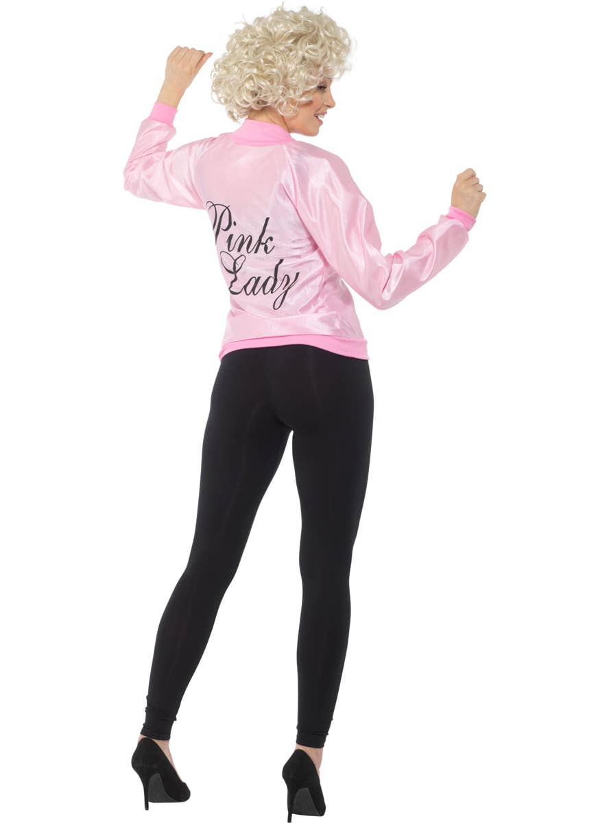 Pink Lady Costume Jacket For Women Alternate Back View 2