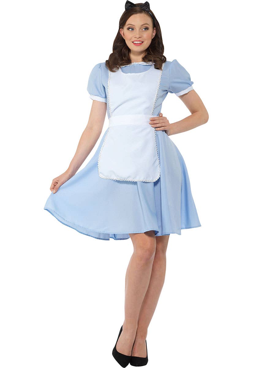 Blue and White Alice Costume Dress