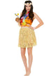 Women's Hawaiian Luau Girl Costume - Front View