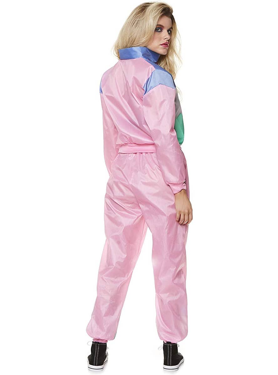 Light Pink Shell Suit Costume for Women - Back Image