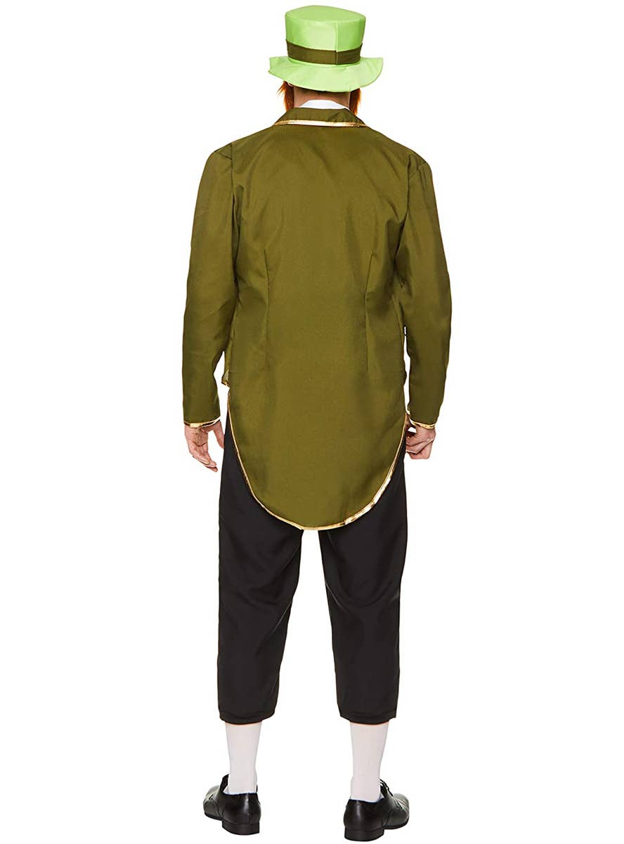 Green Leprechaun Men's St Patrick's Day Costume - Back Image