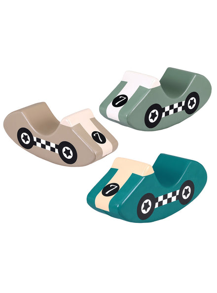Keezi Kids 3 Piece Car Shaped Soft Indoor Foam Climbing Blocks And Rockers - Main Image