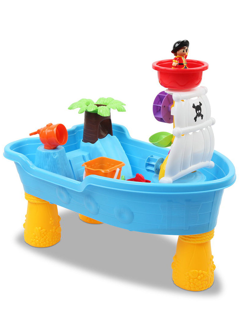 Keezi Kids Plastic Outdoor Pirate Water And Sand Play Table - Main Image