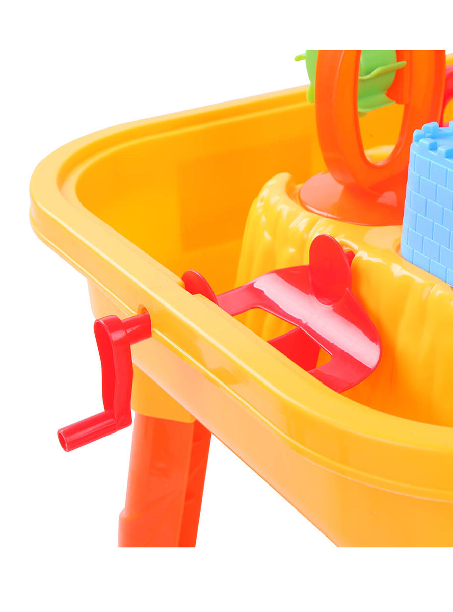 Keezi Kids Plastic Outdoor Water Table Set With Chair - Close Image 2