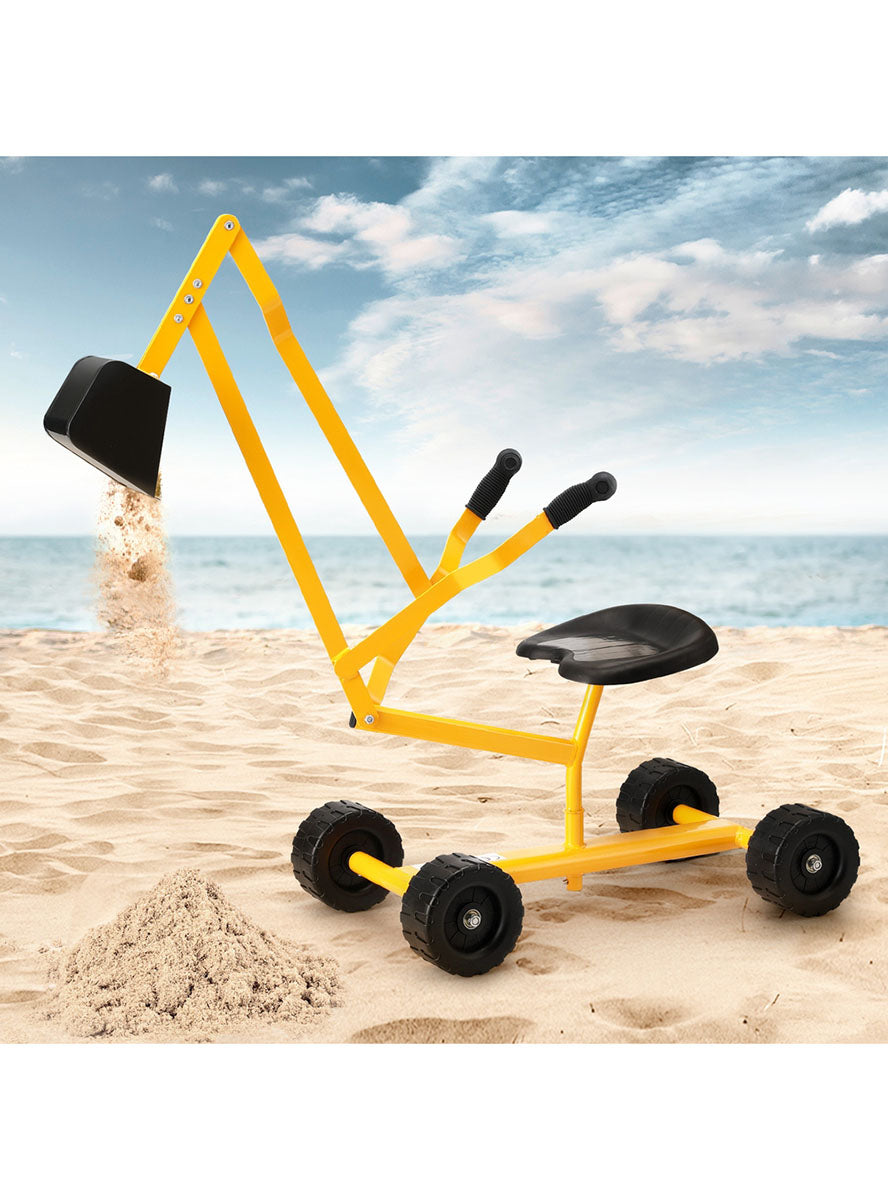 Keezi Kids Ride On Manual Digger Sandpit Toy - Lifestyle Main Image