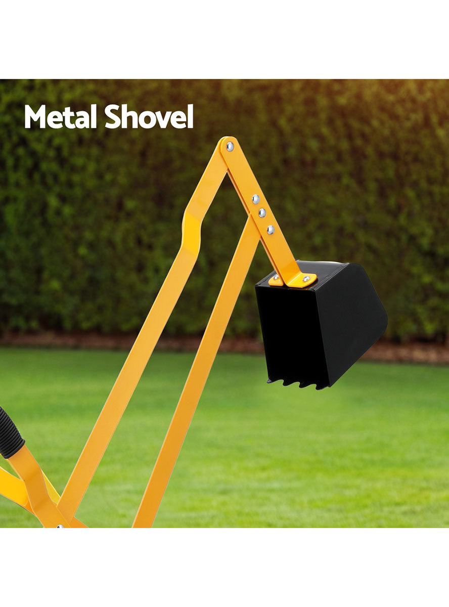 Keezi Kids Ride On Manual Digger Sandpit Toy - Info Image 1