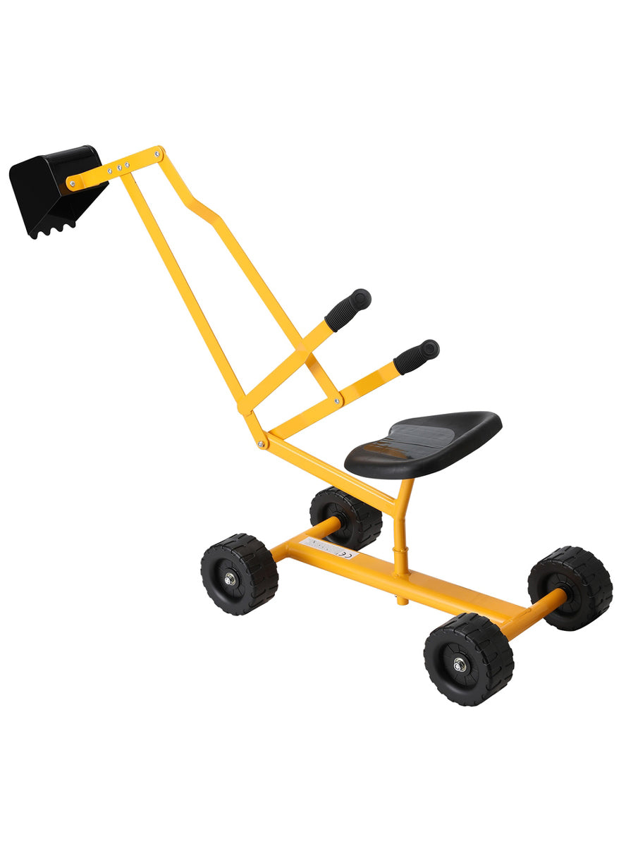 Keezi Kids Ride On Manual Digger Sandpit Toy - Side Image