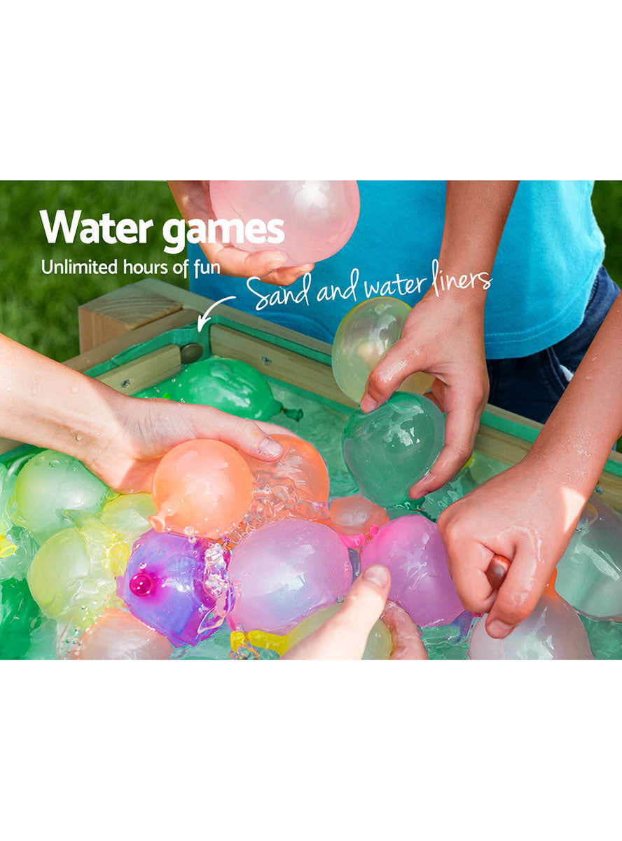 Keezi Kids Wooden Outdoor Sand And Water Table - Info Image 1