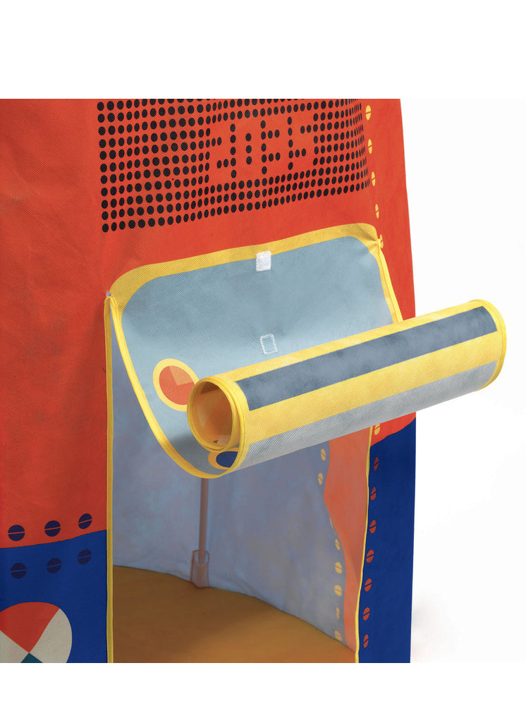 Blue Rocket Ship Tent Play House