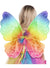Image of Sparkly Glitter Rainbow Kids Fairy Costume Wings