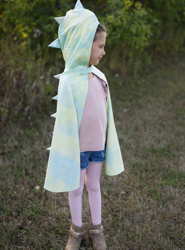Kids Reversible Dragon And Unicorn Costume Cape Small - Lifestyle Image 2