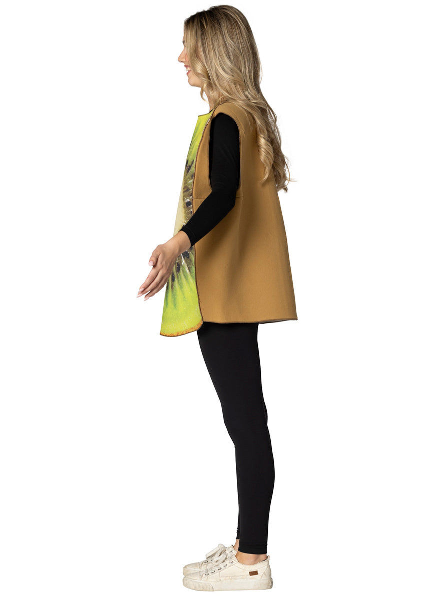 Kiwi Fruit Novelty Adults Costume - Side Image