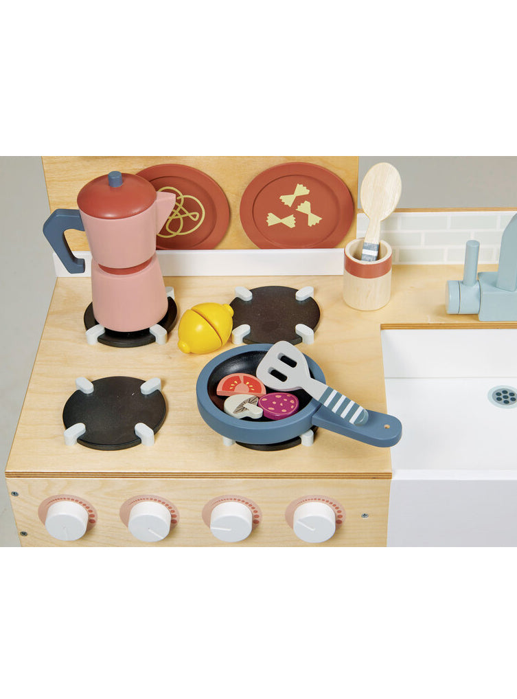 La Fiamma Grand Large Wooden Kitchen Childrens Toy Set - Close Image 1