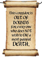 Image of Magical 87x57cm Harry Potter Door Decoration Kit