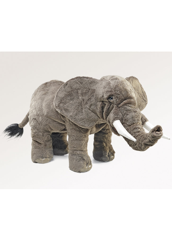 Grey Elephant Large Plush Puppet