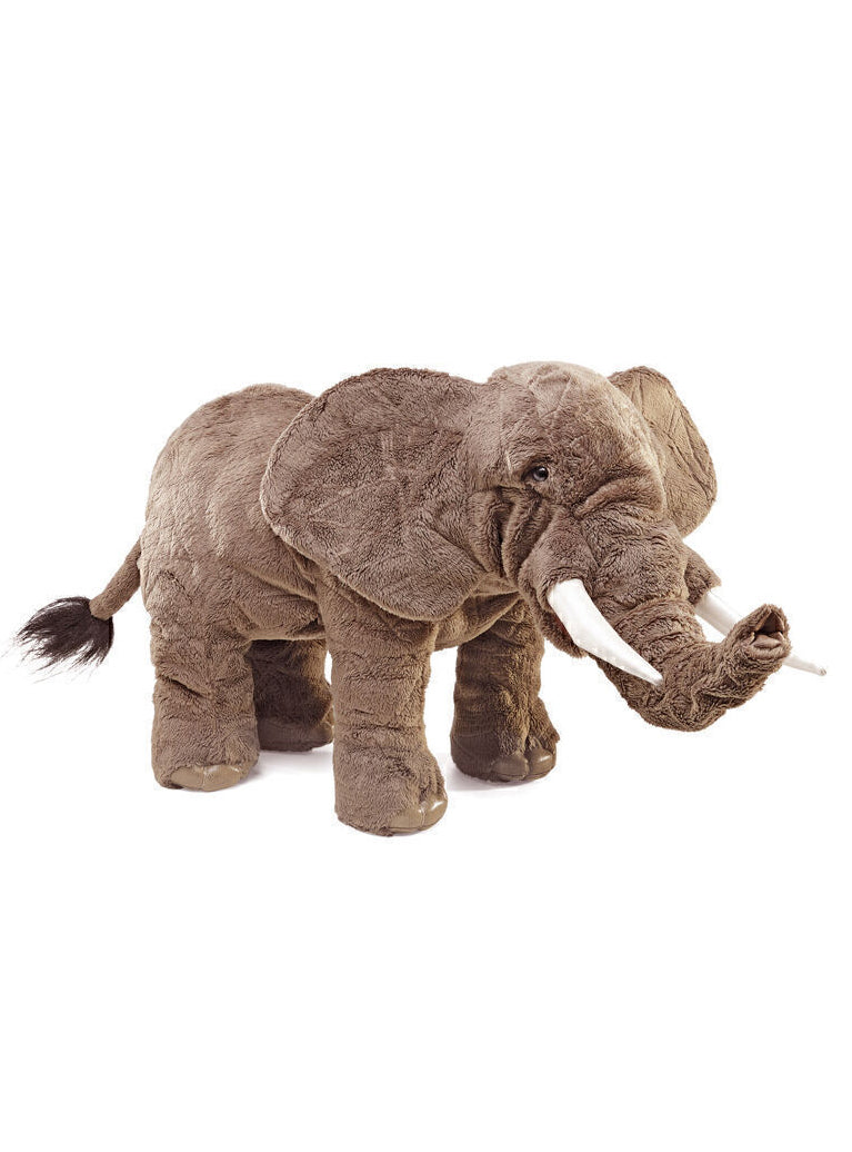 Grey Elephant Large Plush Puppet