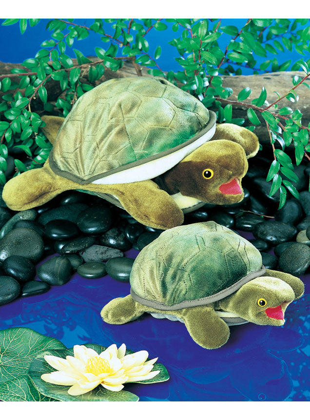 Large Sea Turtle Puppet - Lifestyle Image