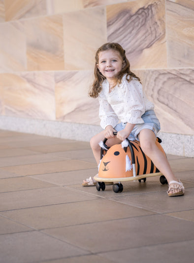 Large Tiger Ride On Toy - Lifestyle Image 1