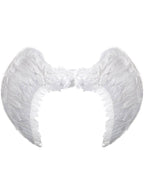 Image of Large White Feather Celestial Angel Costume Wings