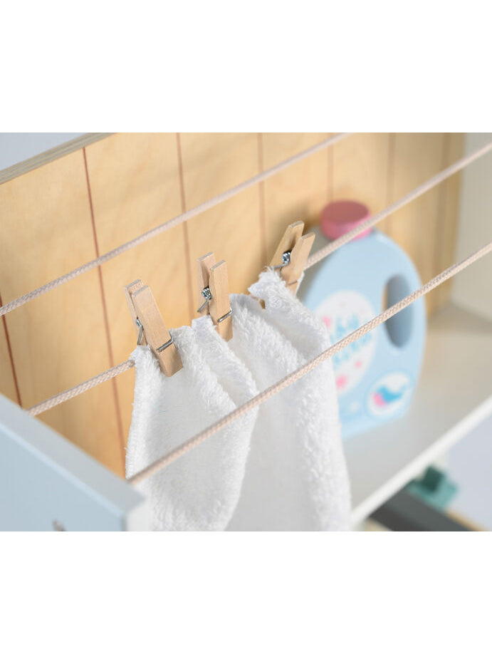 Large Wooden Laundrette Childrens Toy Set - Close Image 1