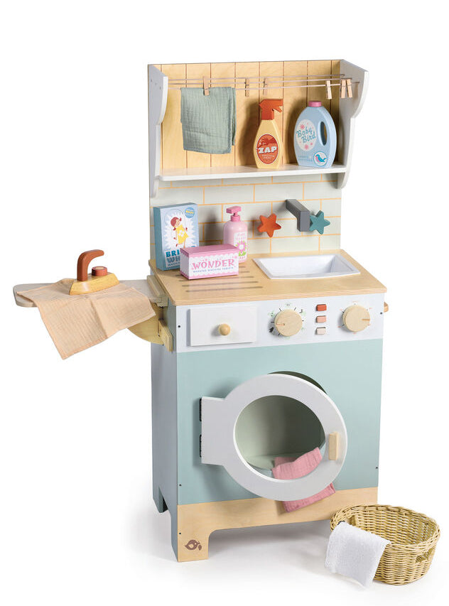 Large Wooden Laundrette Childrens Toy Set - Main Image 1
