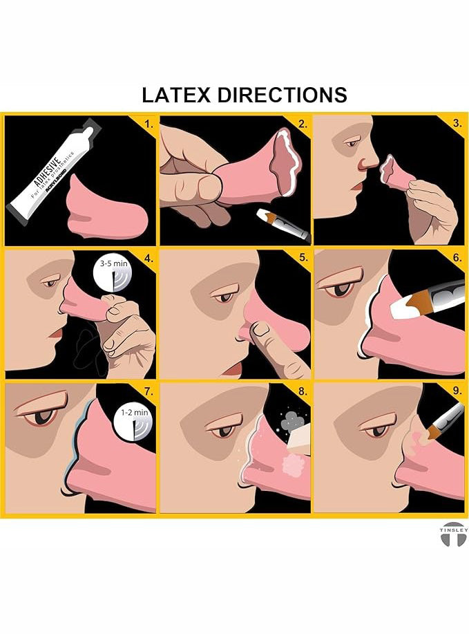 Latex Pinnochio Nose Special FX - Instructions Image