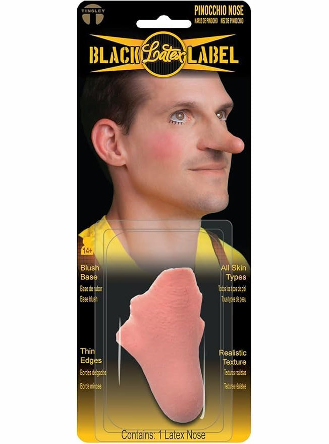 Latex Pinnochio Nose Special FX - Main Image