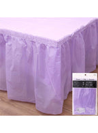 Image of Lavender Purple 426cm Plastic Table Skirt