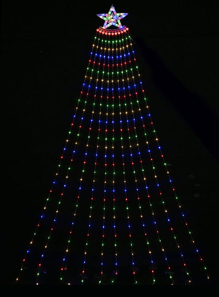 LED Flexwire Waterfall Star Christmas Light Decoration - Main Image