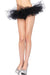 Women's Black Swirl Edge Costume Tutu Accessory Main Image