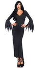 Morticia Addams Women's Gothic Halloween Costume Main Image