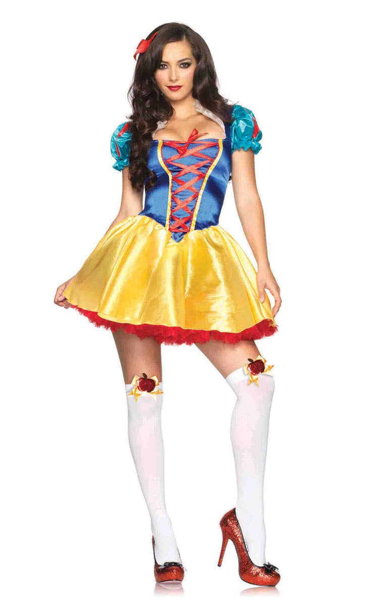 Snow White Sexy Women's Fancy Dress Costume Front View