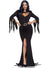 Mistress Of Darkness Long Black Sexy Dress Women's Elvira Costume Front Image