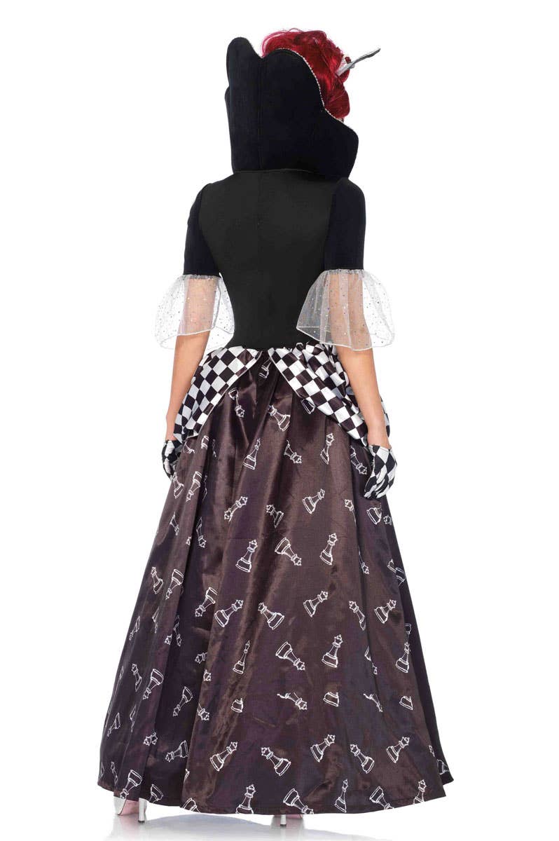 Deluxe Chess Queen Women's Costume Back Image