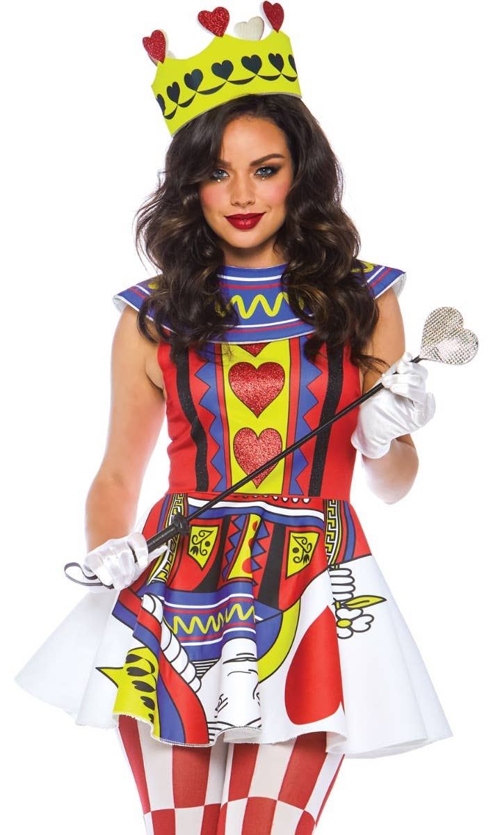 Leg Avenue Women-s Card Queen Sexy Costume - Close Front View