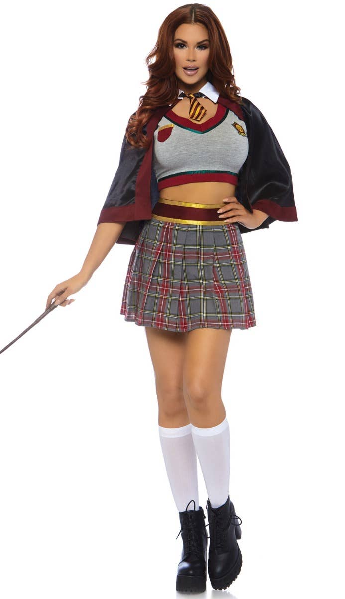 School Girl Hermione Granger Sexy Women's Costume Front Image
