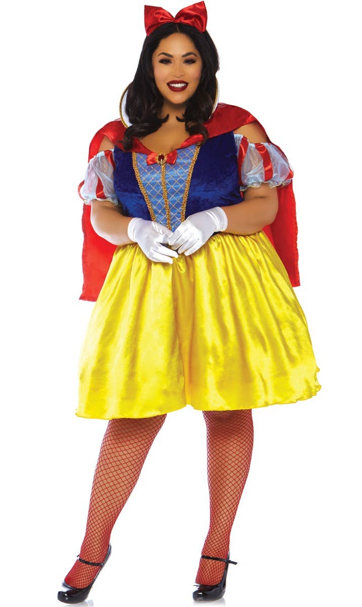 Women's Plus Size Classic Fairytale Snow White Costume Main Image