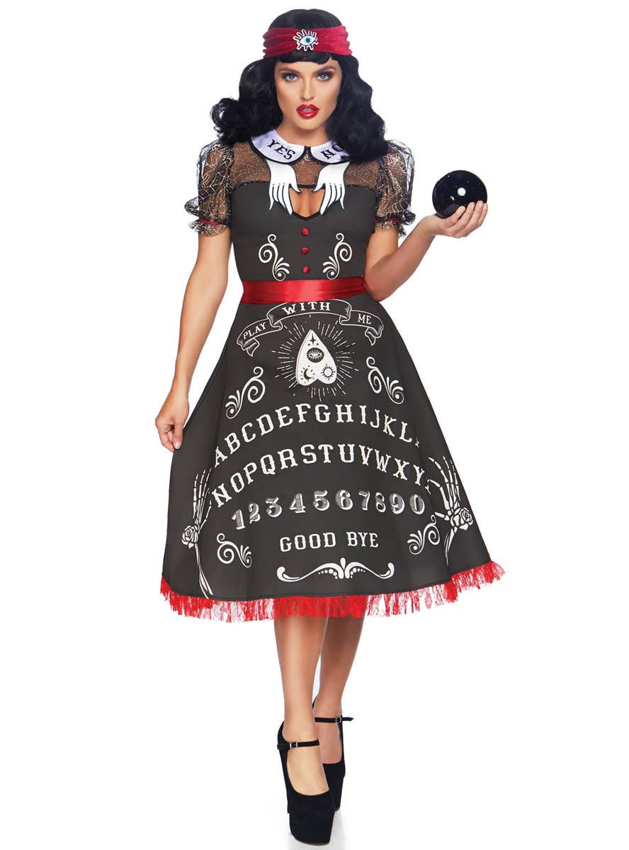 Women's Ouija Board Halloween Costume Front Image