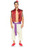 Men's Deluxe Aladdin Arabian Nights Fancy Dress Costume Main Image
